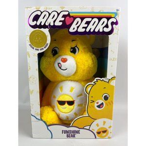 2020 Care Bears Funshine Bear Stuffed Animal Plush Special Coin Included New